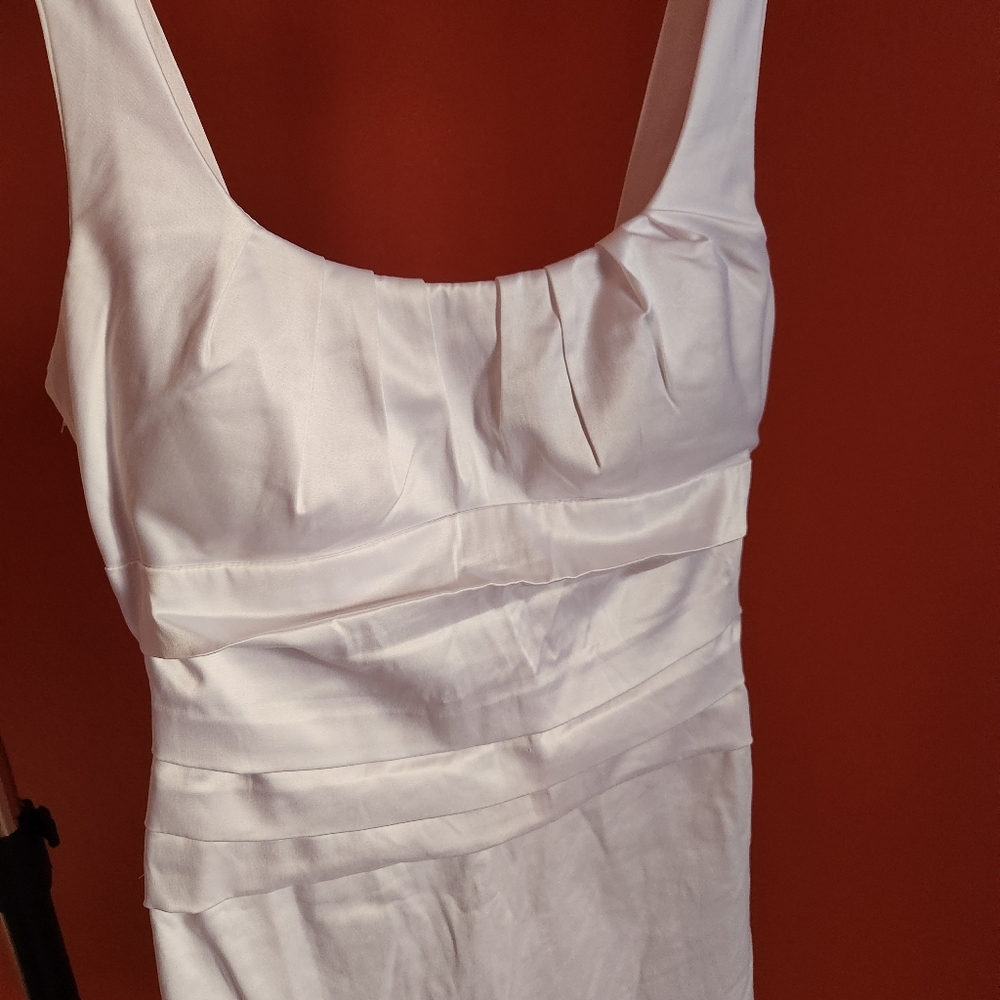 B Darlin White Sleeveless Dress